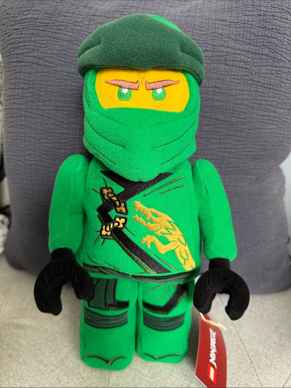 LEGO NINJAGO GREEN PLUSH TOY - LLOYD